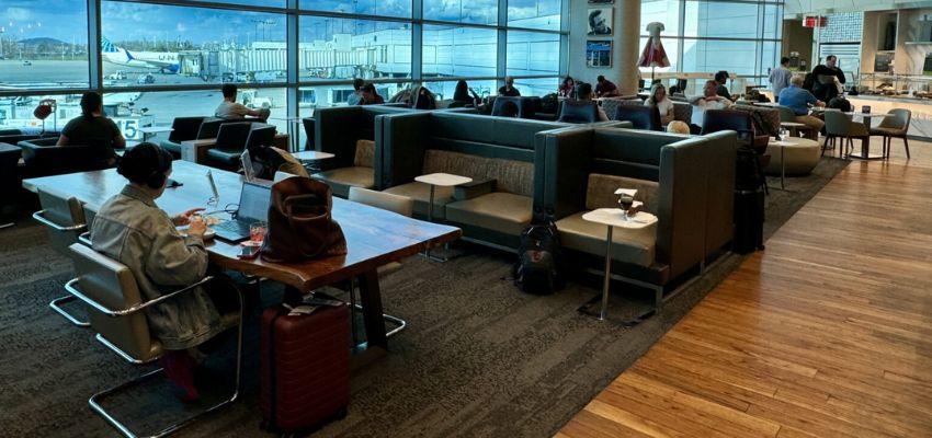 Sitting Area of BNA Delta Sky Club Lounge, North Terminal