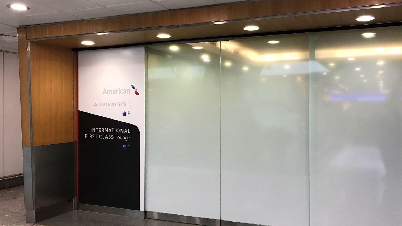 American Airlines Admirals Club Heathrow Lounge