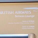British Airways Lounge Seattle, South Satellite Gate S10