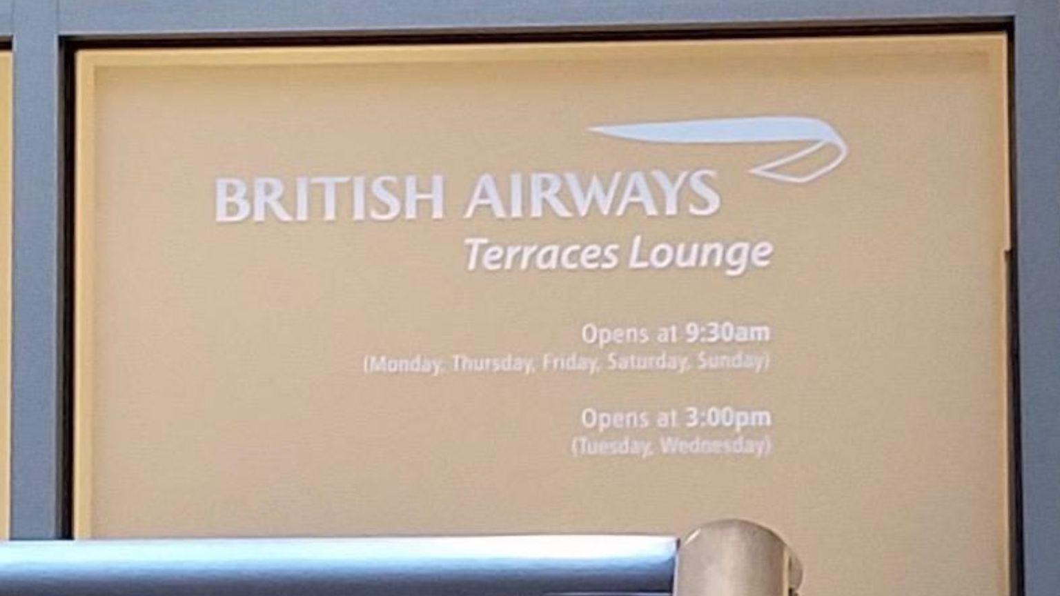 British Airways Lounge Seattle, South Satellite