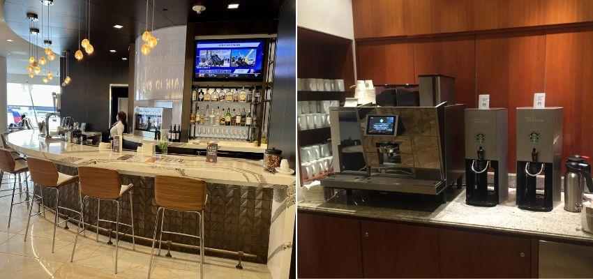 Food & Beverages at Delta Sky Club Lounge, Gate A18, Boston 