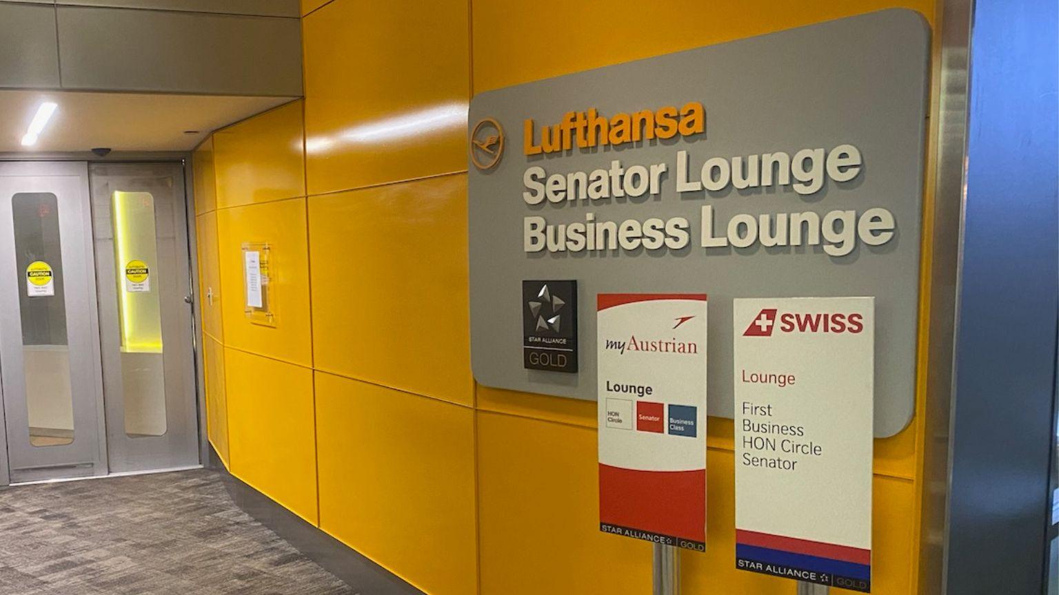 Lufthansa Senator Lounge Newark, Terminal B