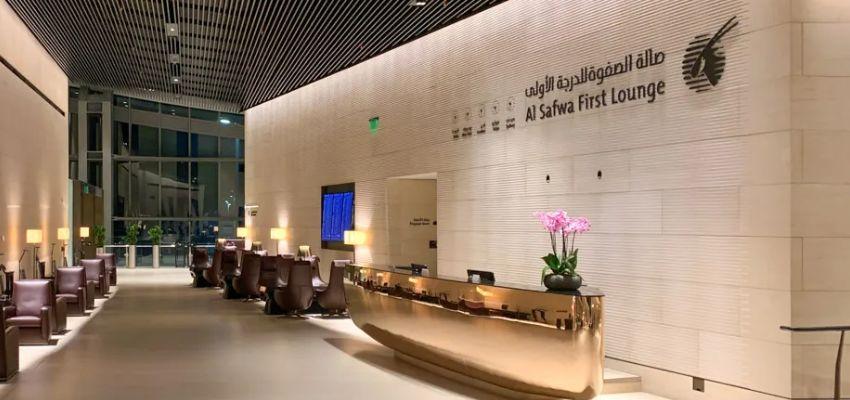 Qatar Airways AI Safwa First Lounge- Hamad International Airport, Qatar