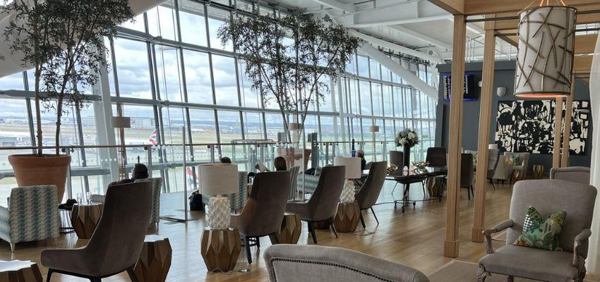 Sitting Area at British Airways Concorde Room, Terminal 5