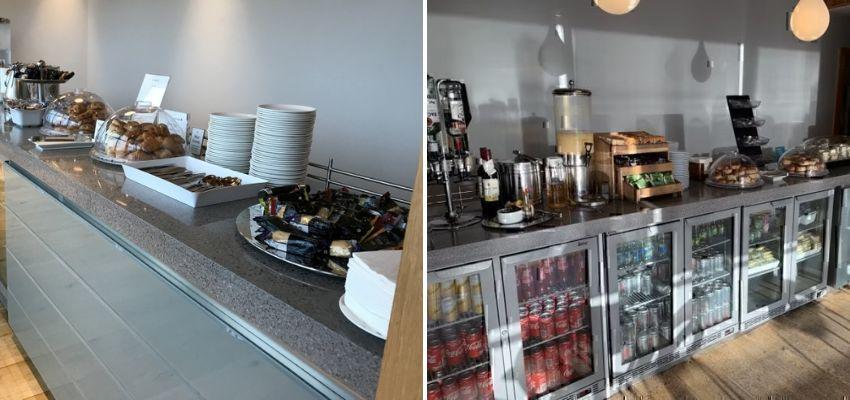 Snacks &v Beverages at Dublin Airport DUB Lounges