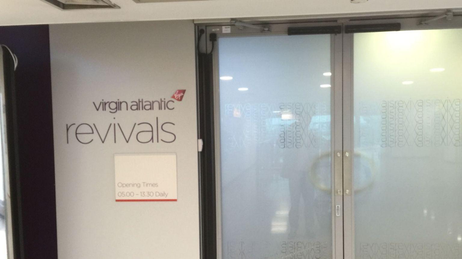 Virgin Atlantic Revivals Lounge, Terminal 3