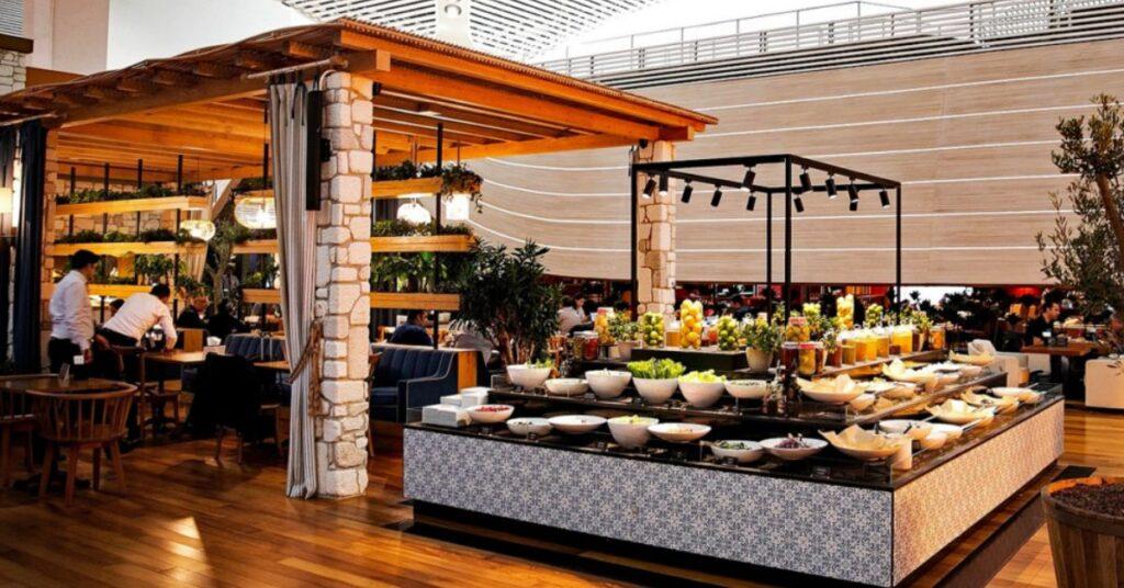 THY Lounge Food Area IST Airport 